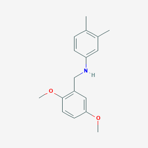 (2,5-dimethoxybenzyl)(3,4-dimethylphenyl)amine