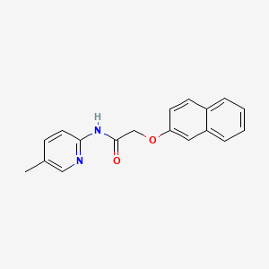 molecular formula C18H16N2O2 B5885923 N-(5-methyl-2-pyridinyl)-2-(2-naphthyloxy)acetamide 