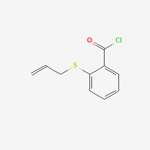 molecular formula C10H9ClOS B588594 2-[(Prop-2-en-1-yl)sulfanyl]benzoyl chloride CAS No. 158667-07-3