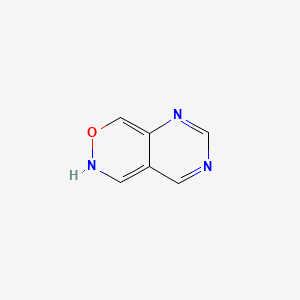 B588596 6H-Pyrimido[5,4-d][1,2]oxazine CAS No. 144494-90-6