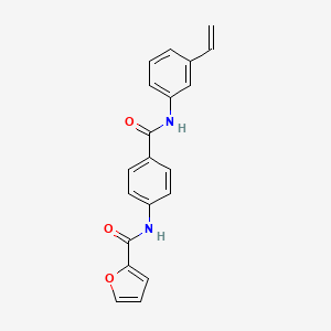 molecular formula C20H16N2O3 B5886052 N-(4-{[(3-vinylphenyl)amino]carbonyl}phenyl)-2-furamide 