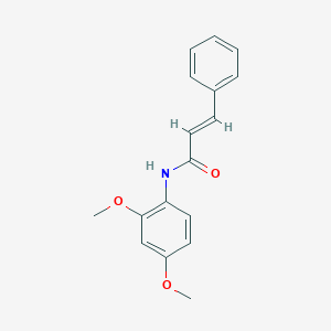 molecular formula C17H17NO3 B5886060 N-(2,4-dimethoxyphenyl)-3-phenylacrylamide 