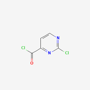 molecular formula C5H2Cl2N2O B588609 2-Chloropyrimidine-4-carbonyl chloride CAS No. 149849-93-4