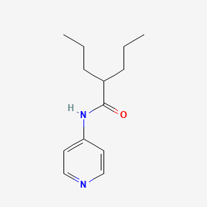 molecular formula C13H20N2O B5886101 2-propyl-N-4-pyridinylpentanamide 