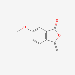 molecular formula C10H8O3 B588613 6-Methoxy-3-methylidene-2-benzofuran-1(3H)-one CAS No. 150986-77-9