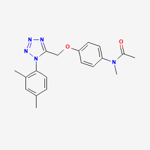 molecular formula C19H21N5O2 B5886189 N-(4-{[1-(2,4-dimethylphenyl)-1H-tetrazol-5-yl]methoxy}phenyl)-N-methylacetamide 