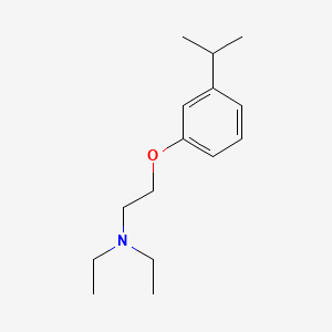 molecular formula C15H25NO B5886204 N,N-diethyl-2-(3-isopropylphenoxy)ethanamine 
