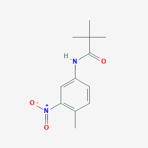 2,2-dimethyl-N-(4-methyl-3-nitrophenyl)propanamide