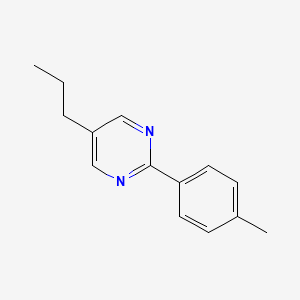 molecular formula C14H16N2 B588636 2-(4-Methylphenyl)-5-propylpyrimidine CAS No. 143913-45-5