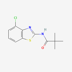 N-(4-chloro-1,3-benzothiazol-2-yl)-2,2-dimethylpropanamide
