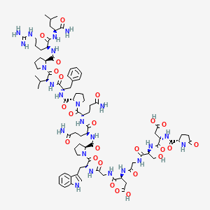 molecular formula C82H117N23O24 B588645 (Gly6)-locustapyrokinin CAS No. 152575-14-9