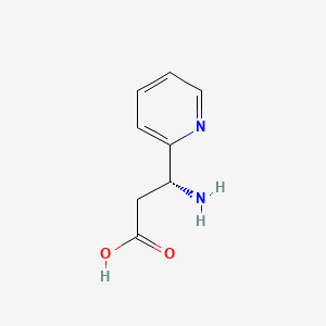 molecular formula C8H10N2O2 B588649 (R)-3-Amino-3-(pyridin-2-YL)propanoic acid CAS No. 149196-86-1