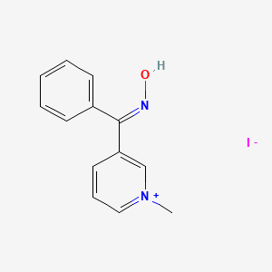 3-[(hydroxyimino)(phenyl)methyl]-1-methylpyridinium iodide