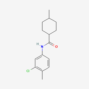 molecular formula C15H20ClNO B5886556 N-(3-chloro-4-methylphenyl)-4-methylcyclohexanecarboxamide 