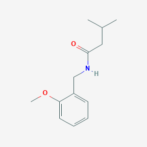molecular formula C13H19NO2 B5886610 N-(2-methoxybenzyl)-3-methylbutanamide 
