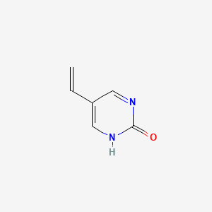 molecular formula C6H6N2O B588662 2(1H)-Pyrimidinone, 5-ethenyl- CAS No. 156973-21-6