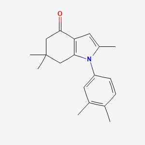 1-(3,4-dimethylphenyl)-2,6,6-trimethyl-1,5,6,7-tetrahydro-4H-indol-4-one