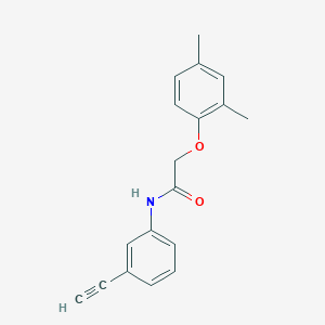 2-(2,4-dimethylphenoxy)-N-(3-ethynylphenyl)acetamide