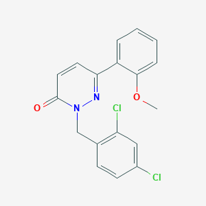 molecular formula C18H14Cl2N2O2 B5886683 2-(2,4-dichlorobenzyl)-6-(2-methoxyphenyl)-3(2H)-pyridazinone 