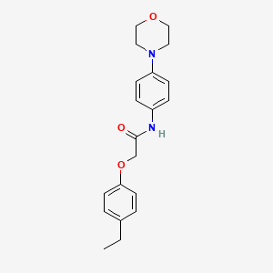 molecular formula C20H24N2O3 B5886686 2-(4-ethylphenoxy)-N-[4-(4-morpholinyl)phenyl]acetamide 
