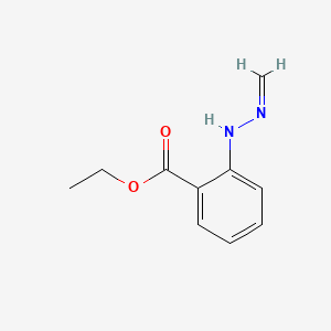 molecular formula C10H12N2O2 B588669 Ethyl 2-(2-methylenehydrazino)benzoate CAS No. 150483-61-7