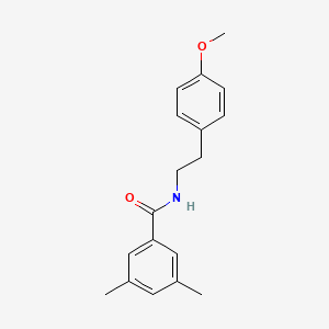 molecular formula C18H21NO2 B5886717 N-[2-(4-methoxyphenyl)ethyl]-3,5-dimethylbenzamide 