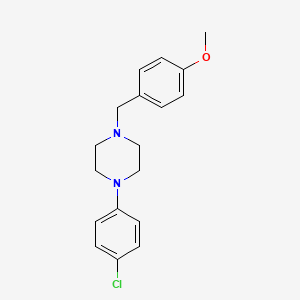1-(4-chlorophenyl)-4-(4-methoxybenzyl)piperazine