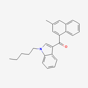 molecular formula C25H25NO B588673 JWH 122 3-甲基萘基异构体 CAS No. 1391052-25-7