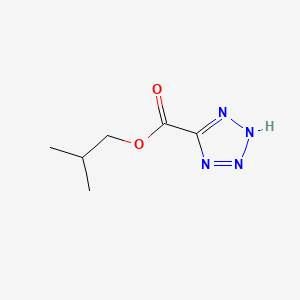 molecular formula C6H10N4O2 B588674 i-Butyl-1H-Tetrazole-5-Carboxylate CAS No. 157101-43-4