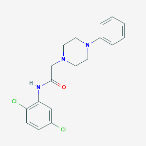 N-(2,5-dichlorophenyl)-2-(4-phenyl-1-piperazinyl)acetamide