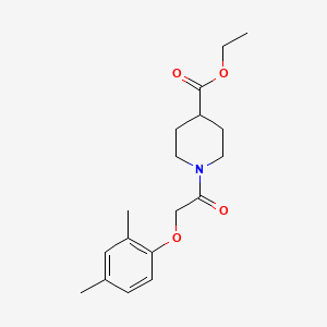 ethyl 1-[(2,4-dimethylphenoxy)acetyl]-4-piperidinecarboxylate