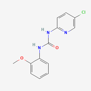 molecular formula C13H12ClN3O2 B5886802 N-(5-chloro-2-pyridinyl)-N'-(2-methoxyphenyl)urea 