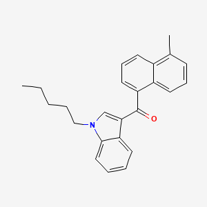 molecular formula C25H25NO B588681 JWH 122 5-methylnaphthyl isomer CAS No. 1391052-02-0