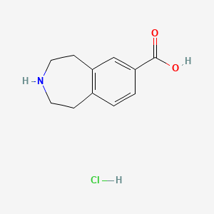 2,3,4,5-Tetrahydro-1H-benzo[D]azepine-7-carboxylic acid hydrochloride
