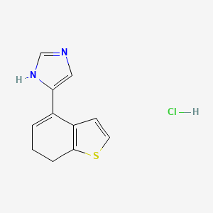 molecular formula C11H11ClN2S B588683 RWJ-52353 Hydrochloride CAS No. 245744-13-2
