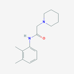 molecular formula C15H22N2O B5886862 N-(2,3-dimethylphenyl)-2-(1-piperidinyl)acetamide 
