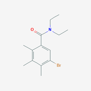 molecular formula C14H20BrNO B5886907 5-bromo-N,N-diethyl-2,3,4-trimethylbenzamide 