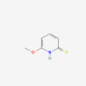 molecular formula C6H7NOS B588691 6-甲氧基吡啶-2-硫醇 CAS No. 153508-43-1