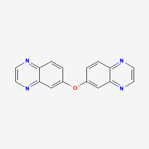 molecular formula C16H10N4O B5886915 6,6'-oxydiquinoxaline CAS No. 70255-12-8