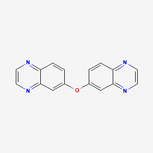 molecular formula C16H10N4O B5886915 Quinoxaline, 6,6'-oxybis- CAS No. 70255-12-8