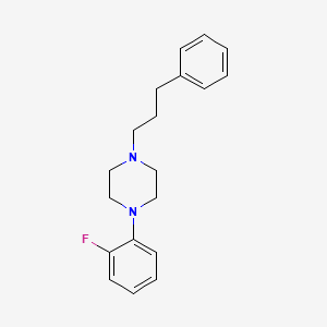 molecular formula C19H23FN2 B5886919 1-(2-fluorophenyl)-4-(3-phenylpropyl)piperazine 