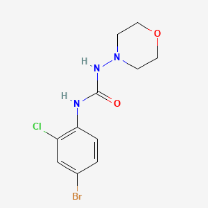molecular formula C11H13BrClN3O2 B5886936 N-(4-bromo-2-chlorophenyl)-N'-4-morpholinylurea 