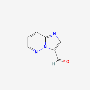 molecular formula C7H5N3O B588694 Imidazo[1,2-b]pyridazine-3-carbaldehyde CAS No. 154578-27-5
