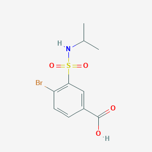 molecular formula C10H12BrNO4S B5886959 4-bromo-3-[(isopropylamino)sulfonyl]benzoic acid 
