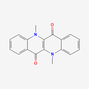molecular formula C18H14N2O2 B588699 5,11-Dimethyl-5,11-dihydrodibenzob,g1,5naphthyridine-6,12-dione CAS No. 145161-33-7