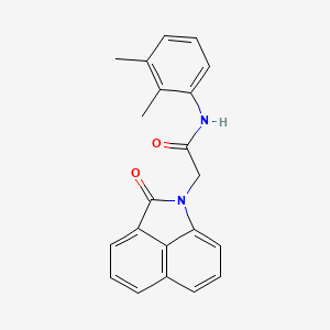 molecular formula C21H18N2O2 B5887044 N-(2,3-dimethylphenyl)-2-(2-oxobenzo[cd]indol-1(2H)-yl)acetamide 