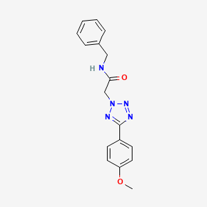 N-benzyl-2-[5-(4-methoxyphenyl)-2H-tetrazol-2-yl]acetamide