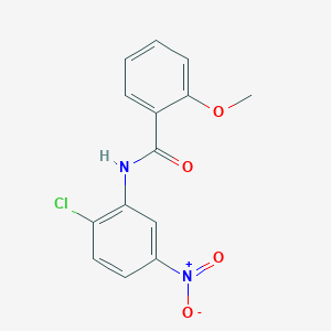 molecular formula C14H11ClN2O4 B5887068 N-(2-chloro-5-nitrophenyl)-2-methoxybenzamide 