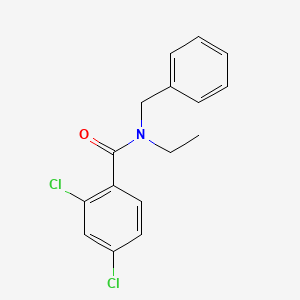 molecular formula C16H15Cl2NO B5887094 N-benzyl-2,4-dichloro-N-ethylbenzamide 