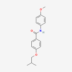 molecular formula C18H21NO3 B5887147 4-isobutoxy-N-(4-methoxyphenyl)benzamide 